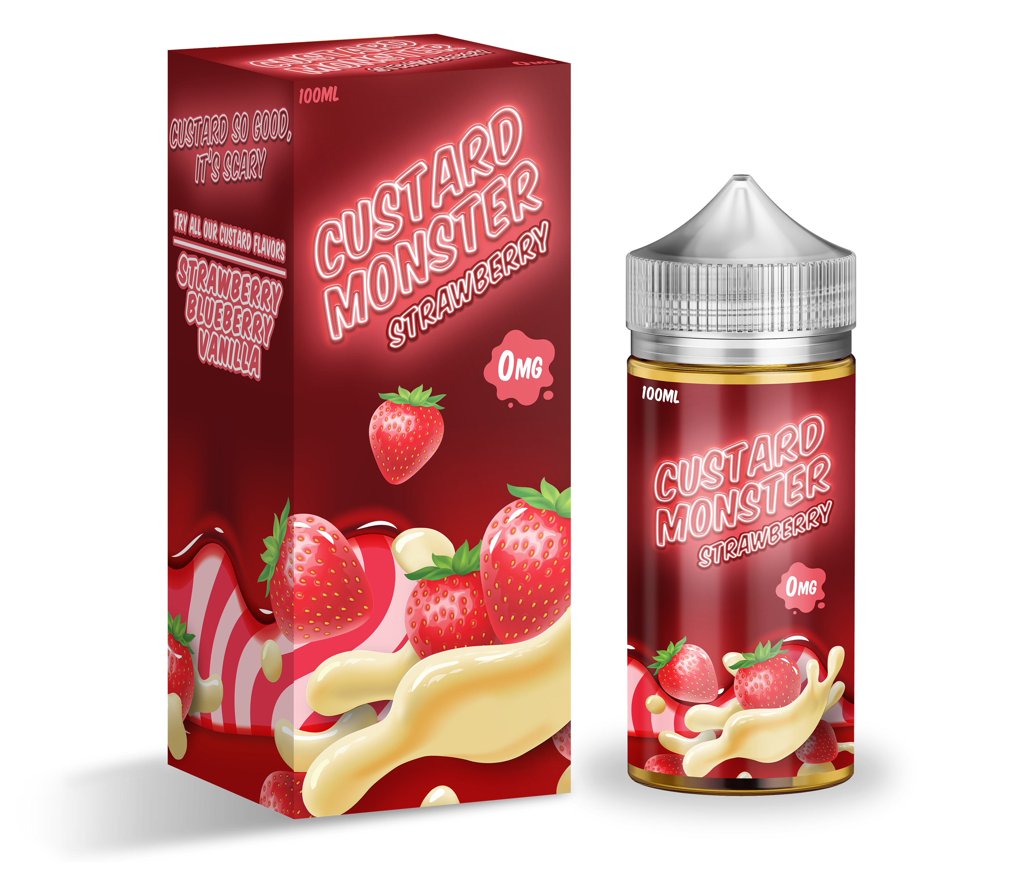 Custard Monster | Strawberry Custard | Wholesale