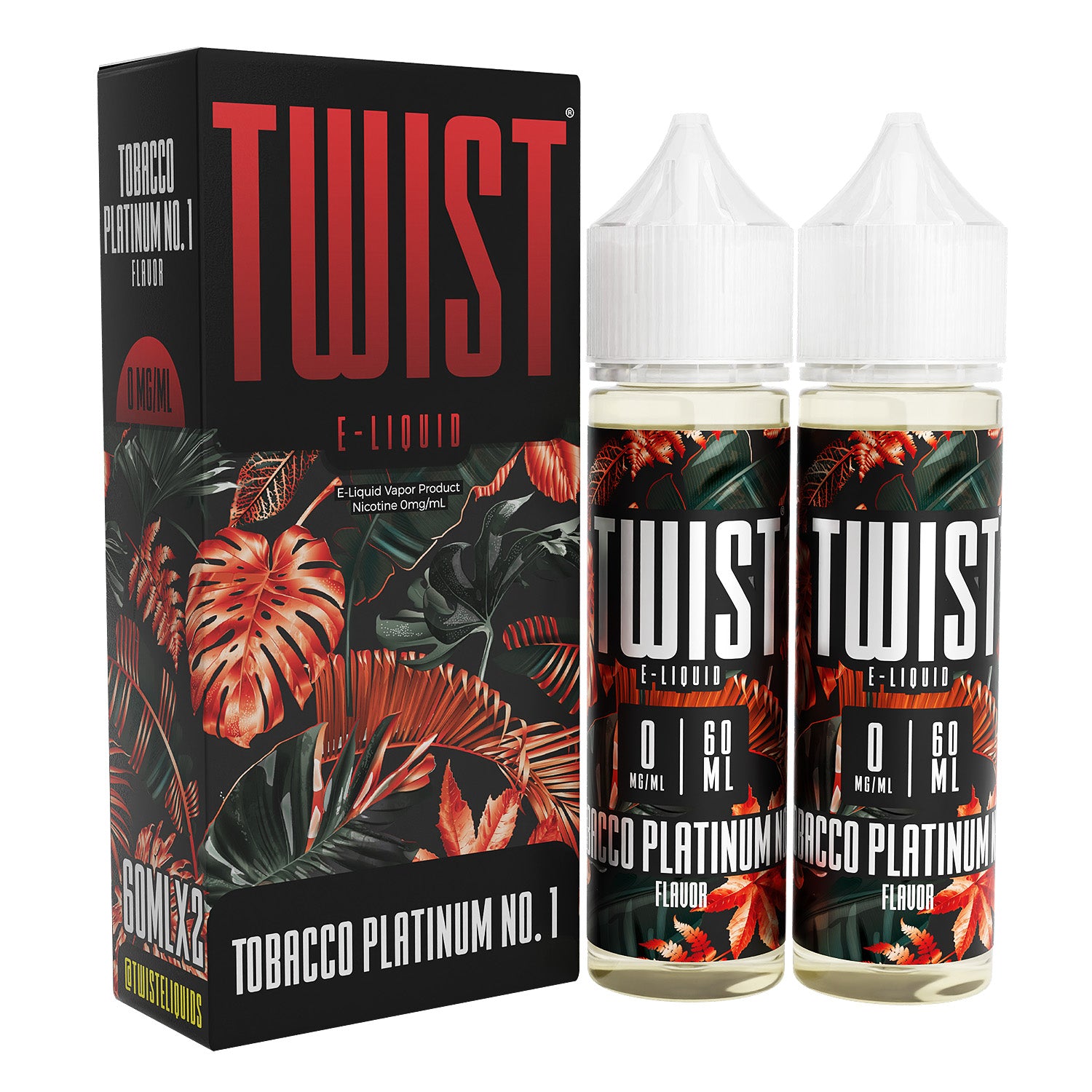 Twist Eliquids 120ml (60ml Twin Pack) | Tobacco Platinum No.1 | Wholesale