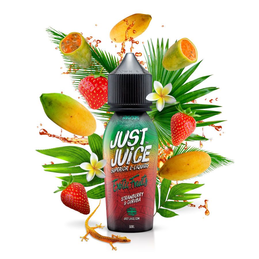 Just Juice 60ml | Strawberry & Curuba | Wholesale
