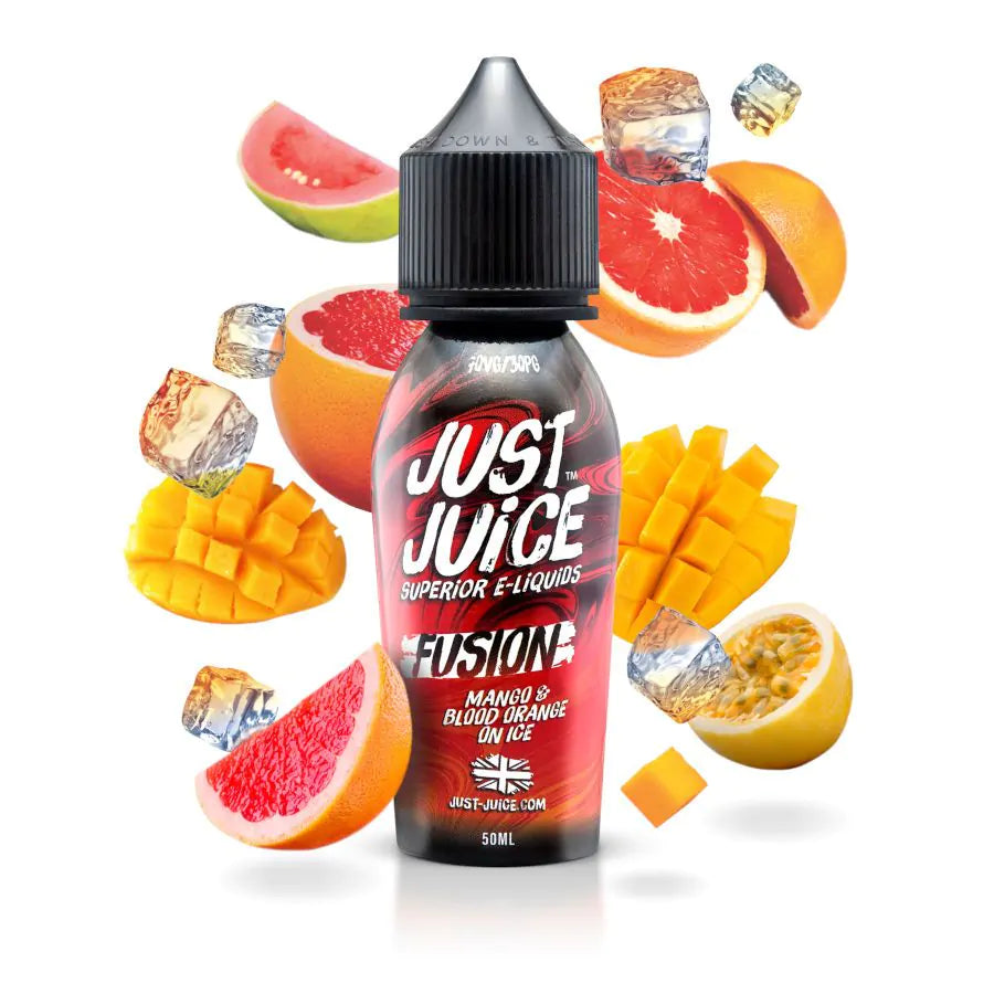 Just Juice 60ml | Fusion Mango & Blood Orange on Ice | Wholesale