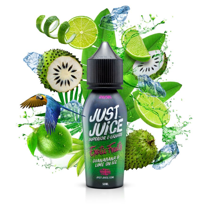 Just Juice 60ml | Guanabana & Lime on Ice | Wholesale