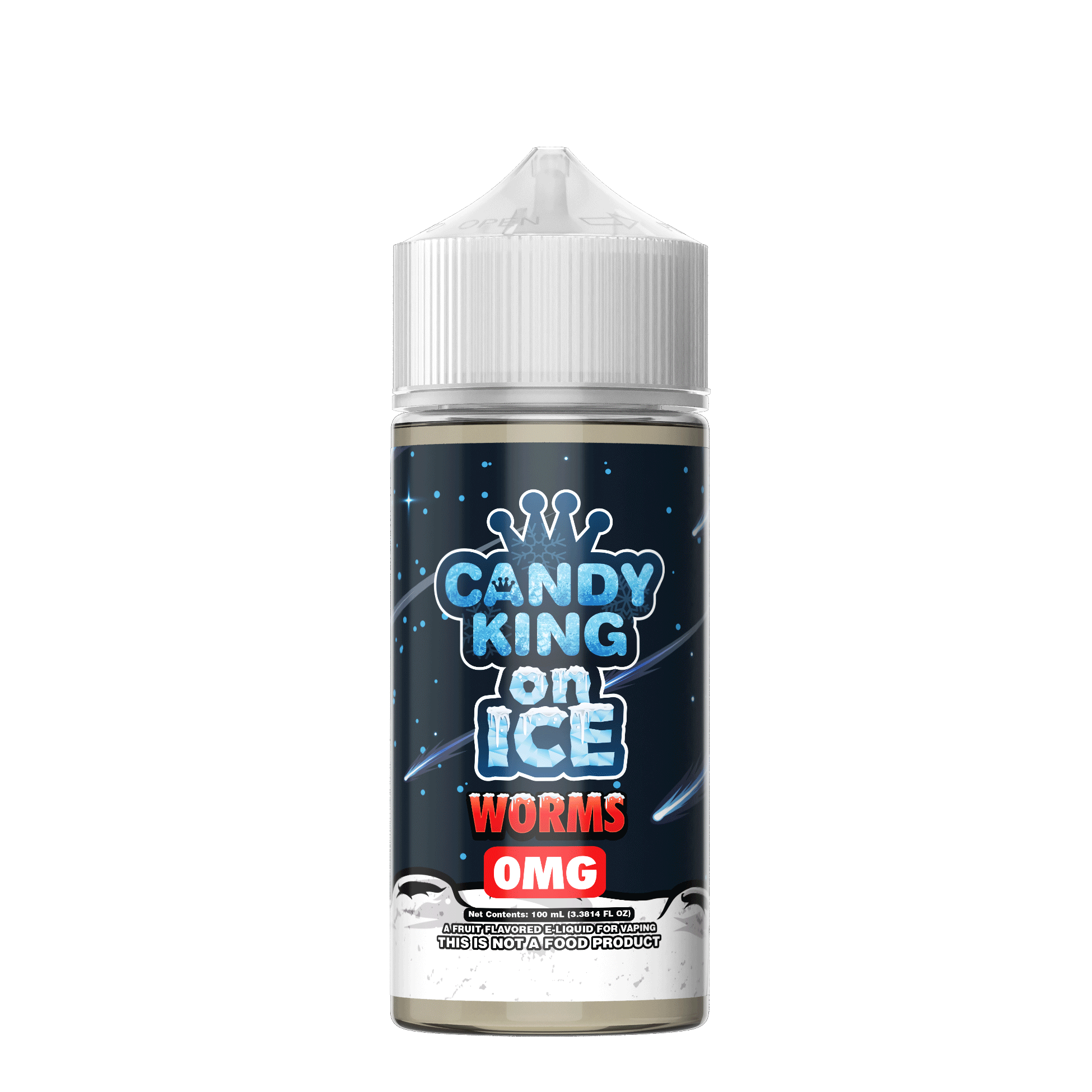 Candy King | 100ml | On Ice | Sour Worms | Wholesale