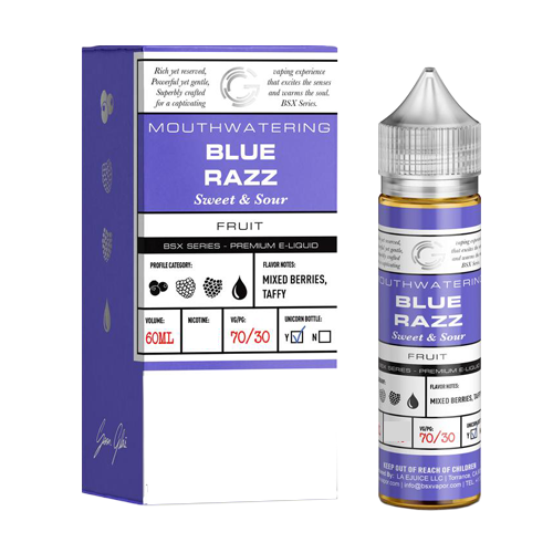 Glas Vapor 60ml | Basix Series | Blue Razz | Wholesale