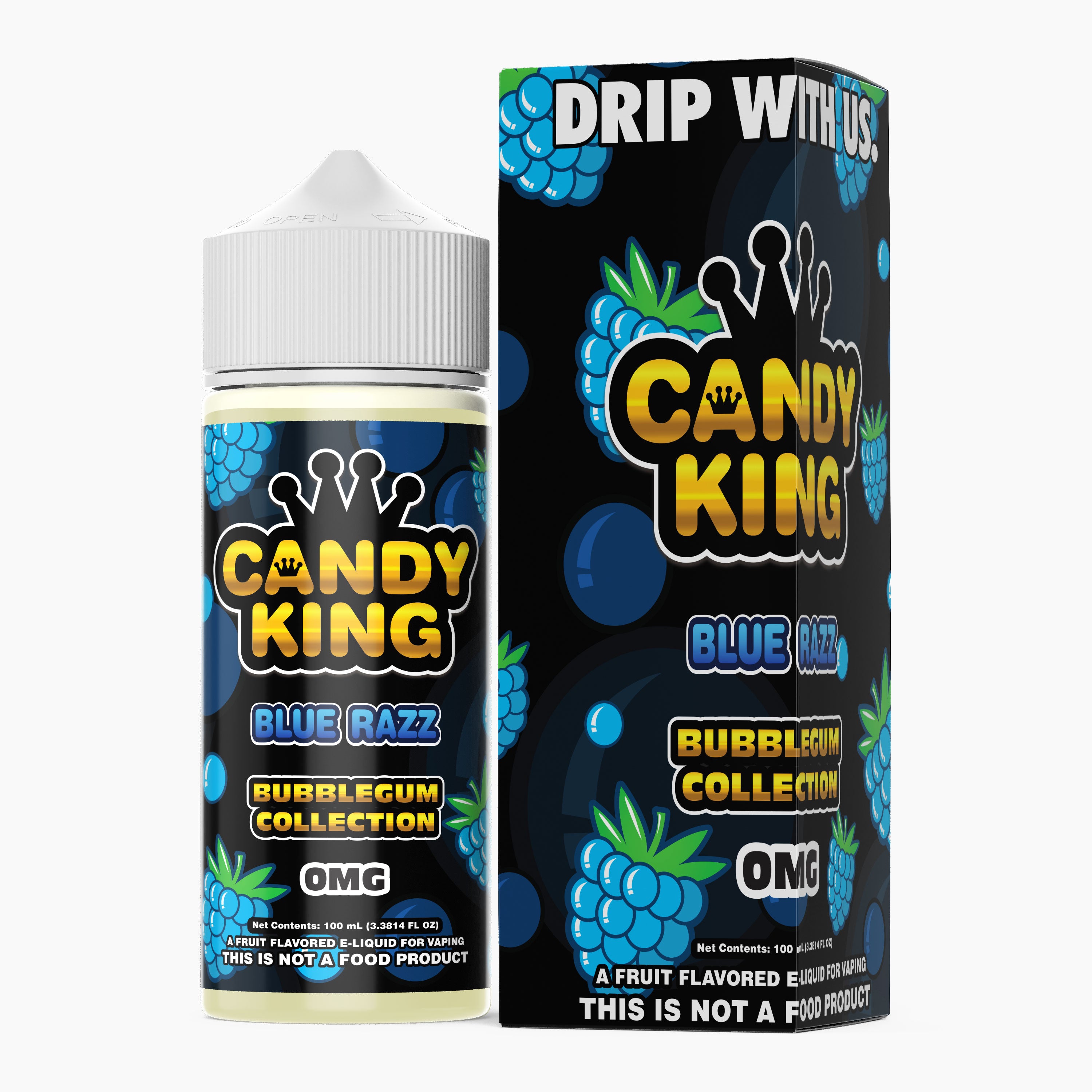 Candy King | 100ml | Bubblegum Collection | Blue Razz | Wholesale