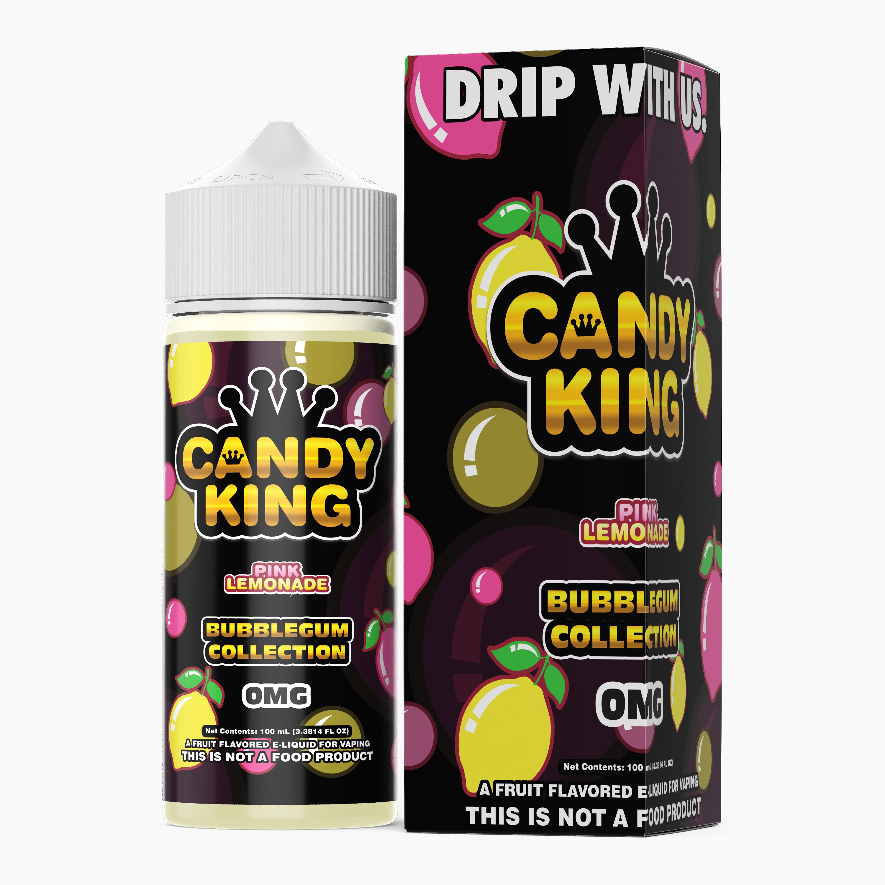 Candy King | 100ml | Bubblegum Collection | Pink Lemonade | Wholesale