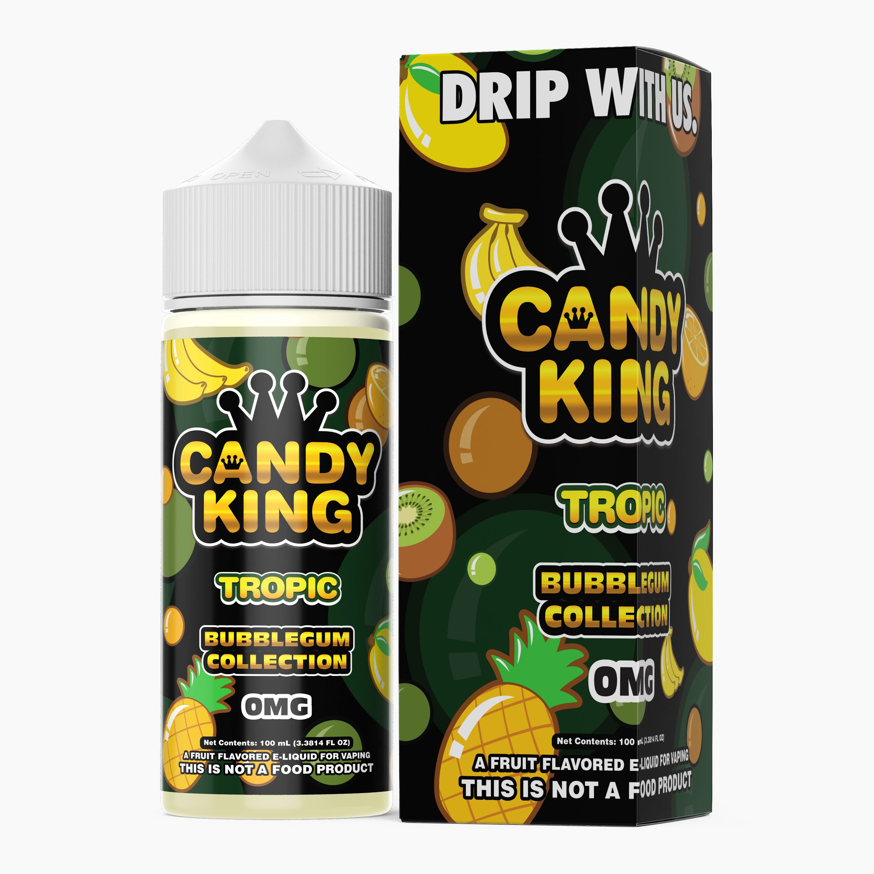 Candy King | 100ml | Bubblegum Collection | Tropic | Wholesale