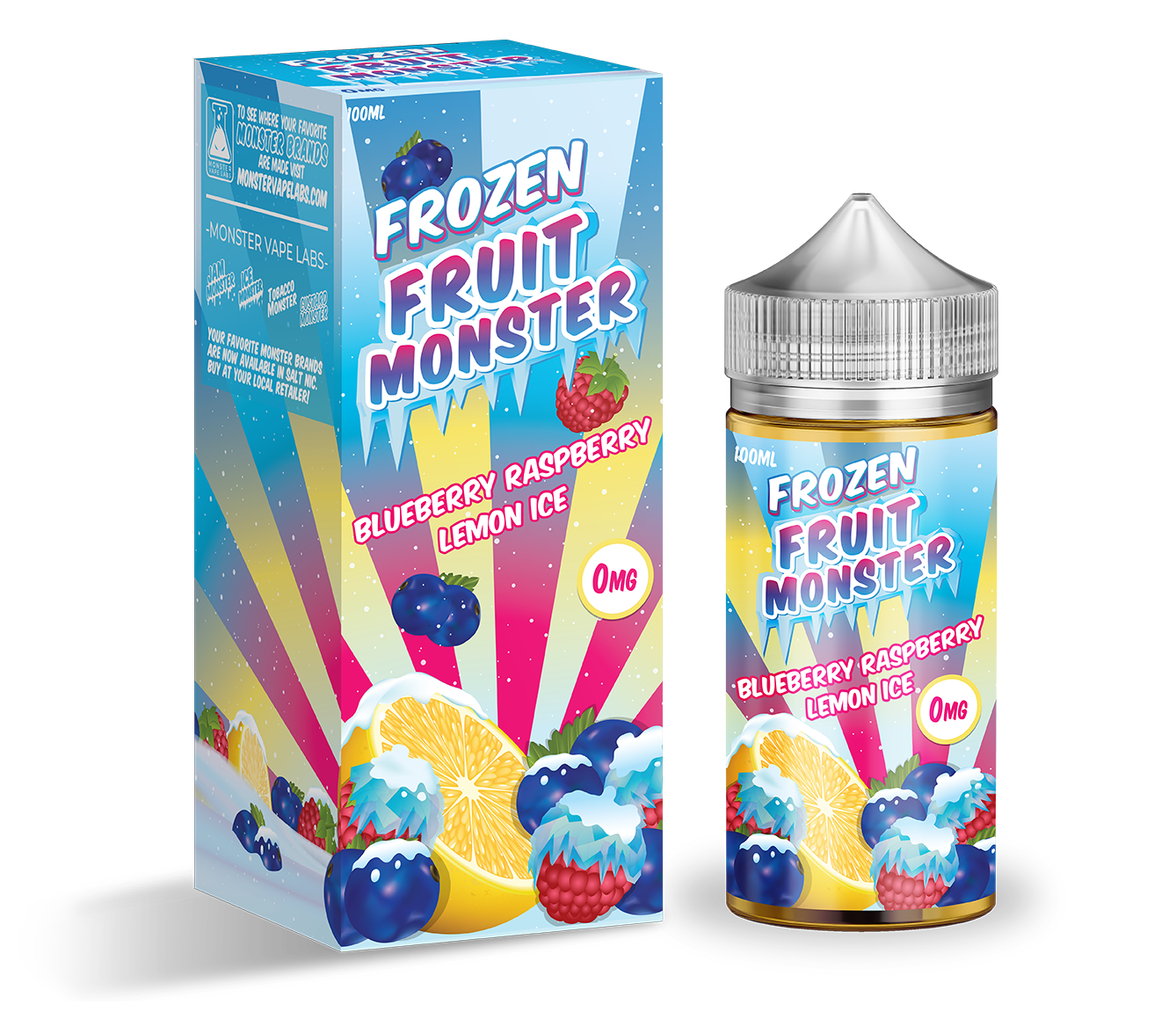 Frozen Fruit Monster | Blueberry Raspberry Lemon Ice | Wholesale