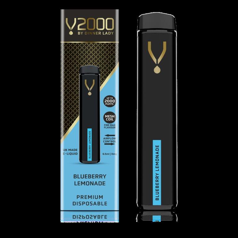 Vape Dinner Lady | V2000 Disposable Vape Pen 10 Pack | Wholesale