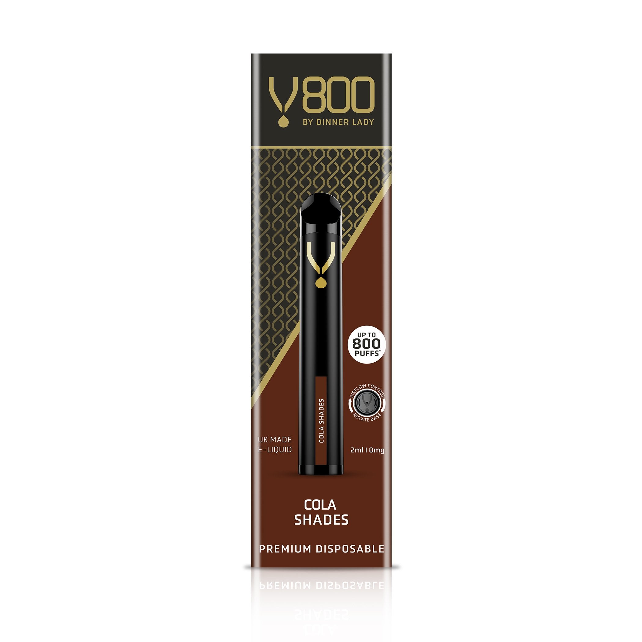 Vape Dinner Lady | V800 Disposable Vape Pen 10 Pack | Wholesale