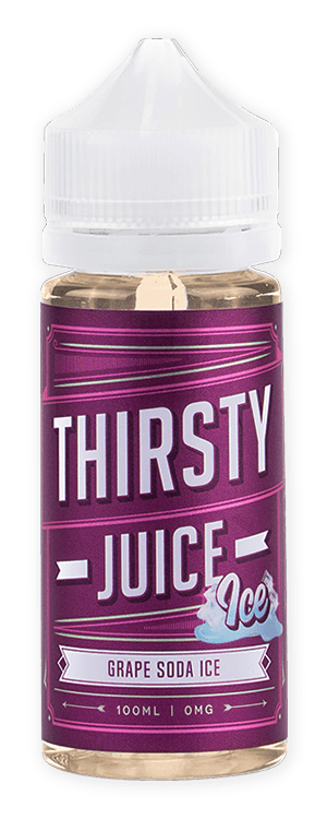 Thirsty Juice Co. 100ml | Grape Soda ICE | Wholesale