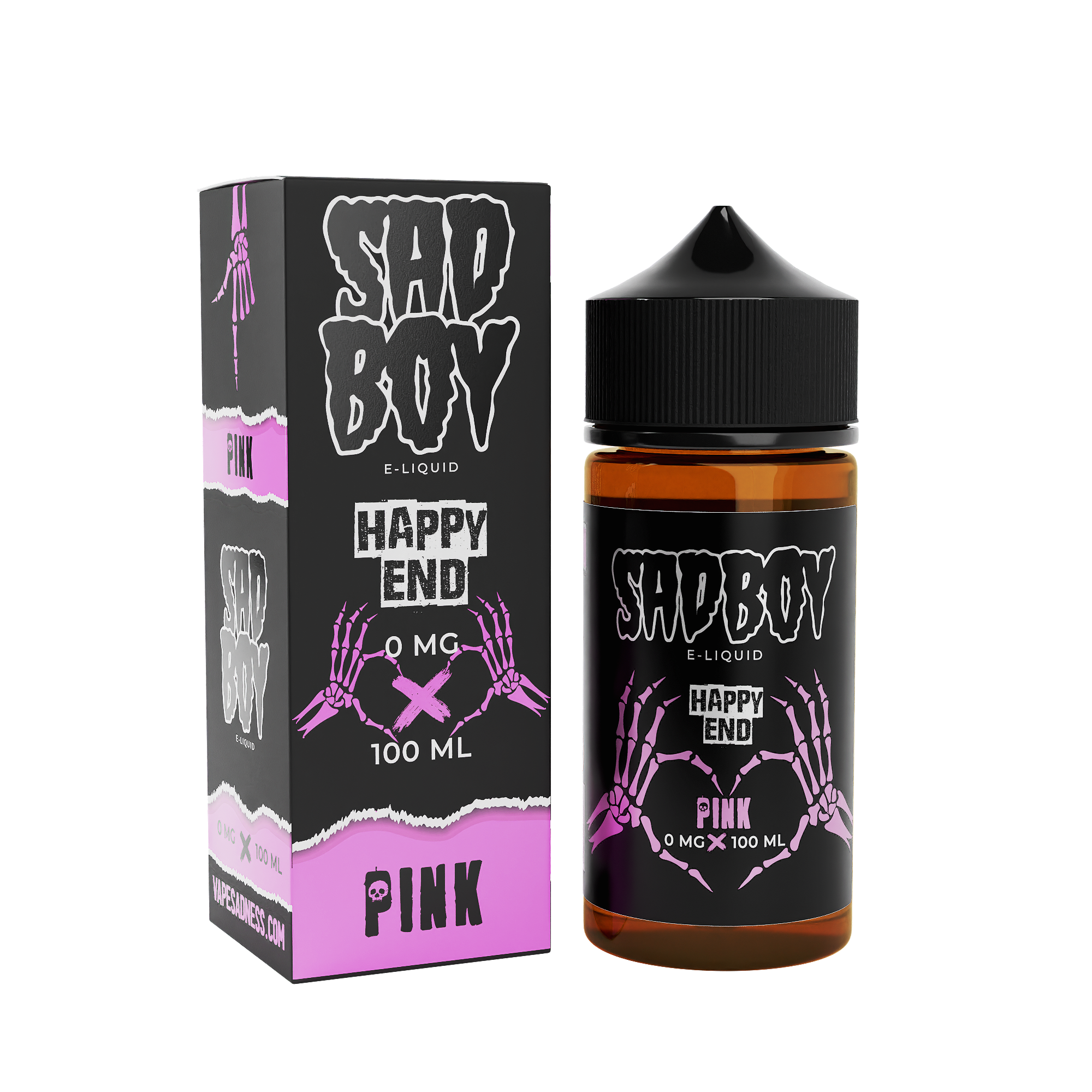 Happy End by SadBoy | Pink Cotton Candy 100ml | Wholesale