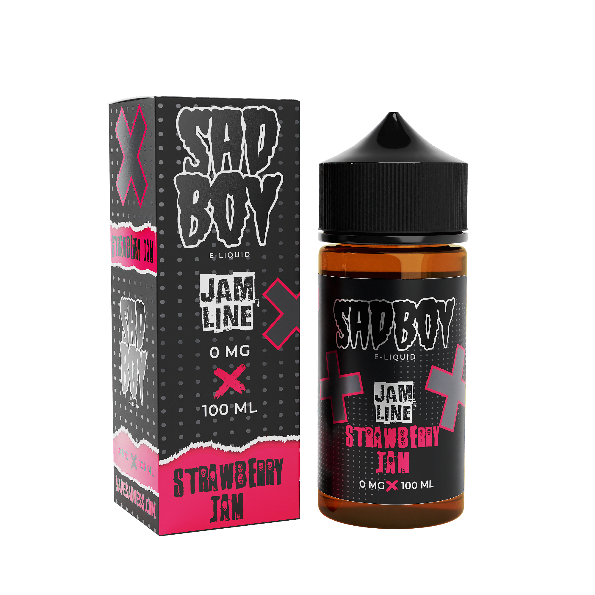Sadboy E-Liquid 100ml | Strawberry Jam Cookie | Wholesale