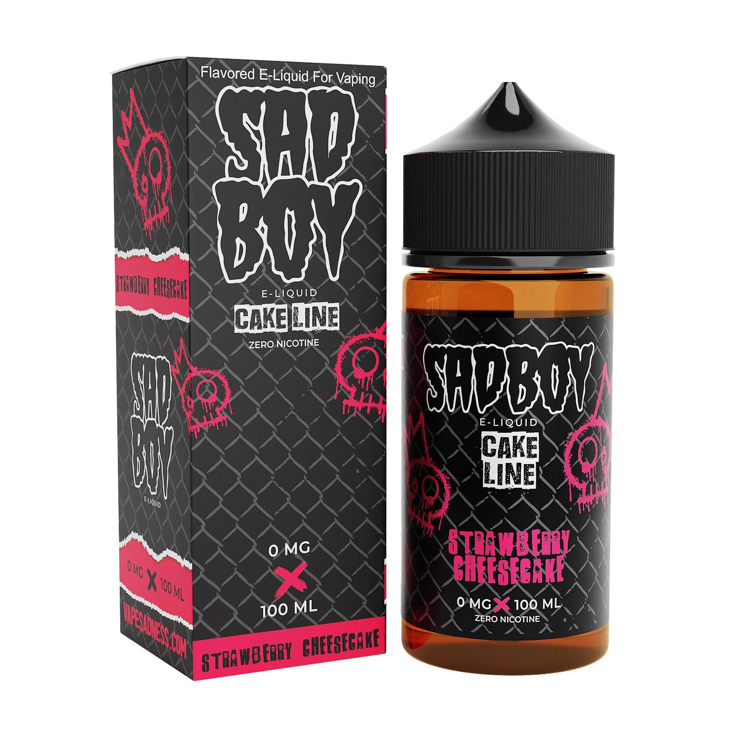 Sadboy E-Liquid 100ml | Strawberry Cheesecake | Wholesale