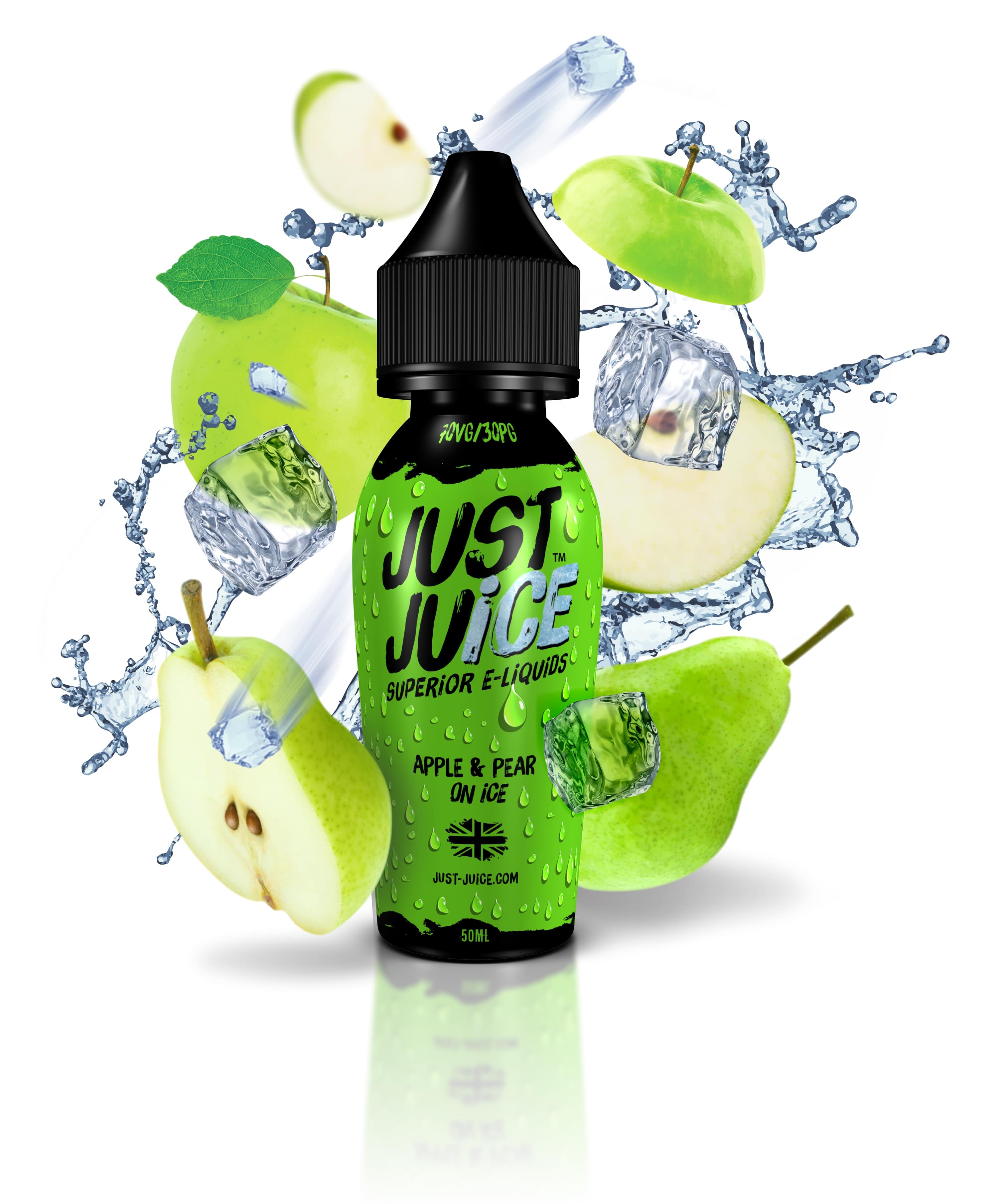 Just Juice 60ml | Apple & Pear on ICE | Wholesale