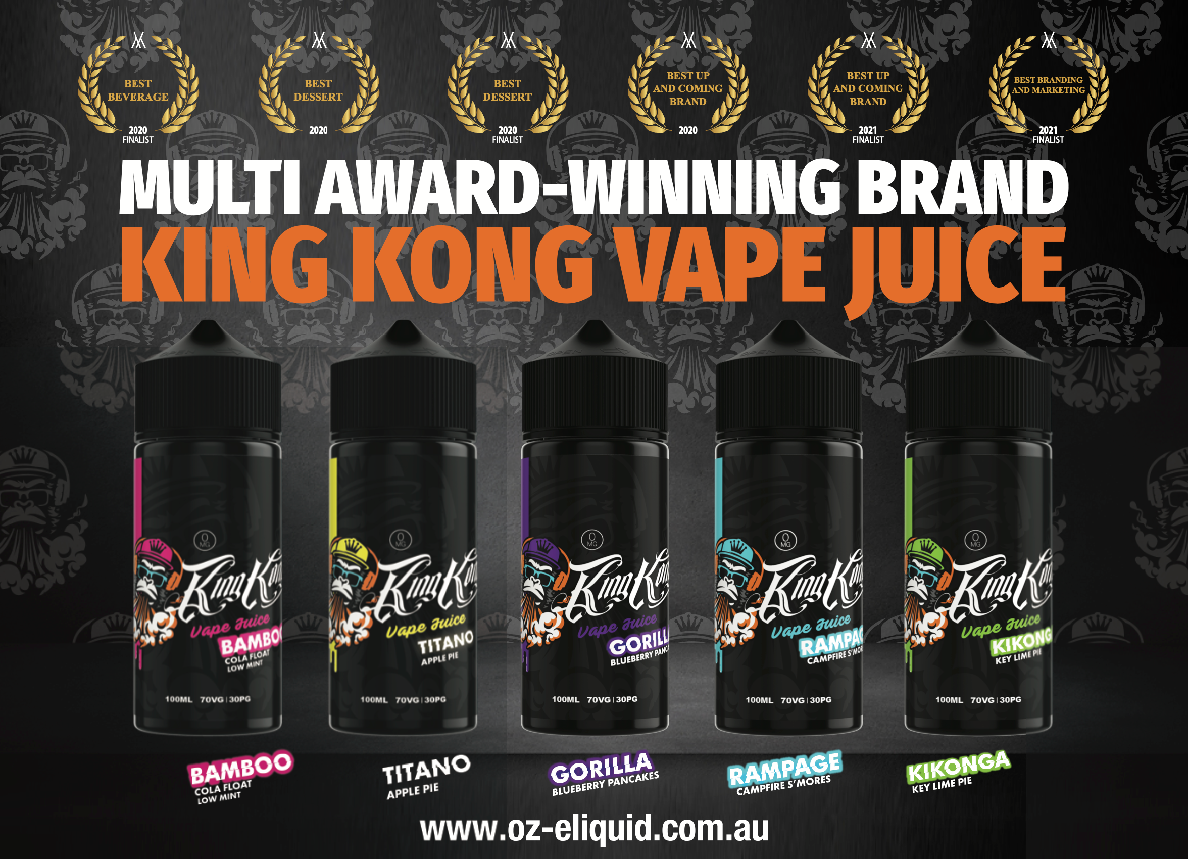 King Kong Vape Juice | Sample Box | Wholesale