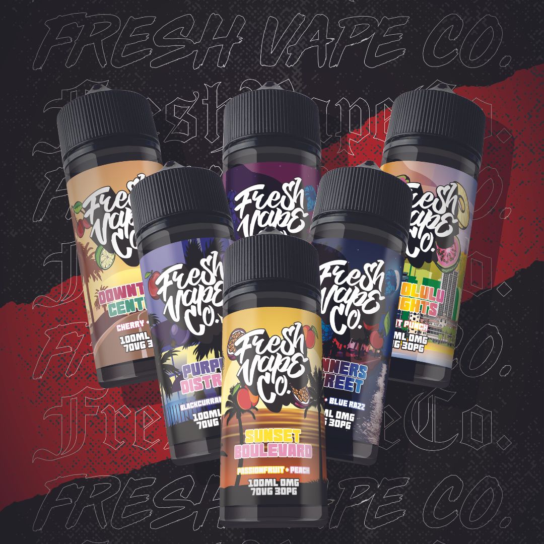 Fresh Vape Co. | 5 x Full Range Bundle | Wholesale