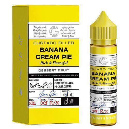 Glas Vapor 60ml | Basix Series | Banana Cream Pie | Wholesale