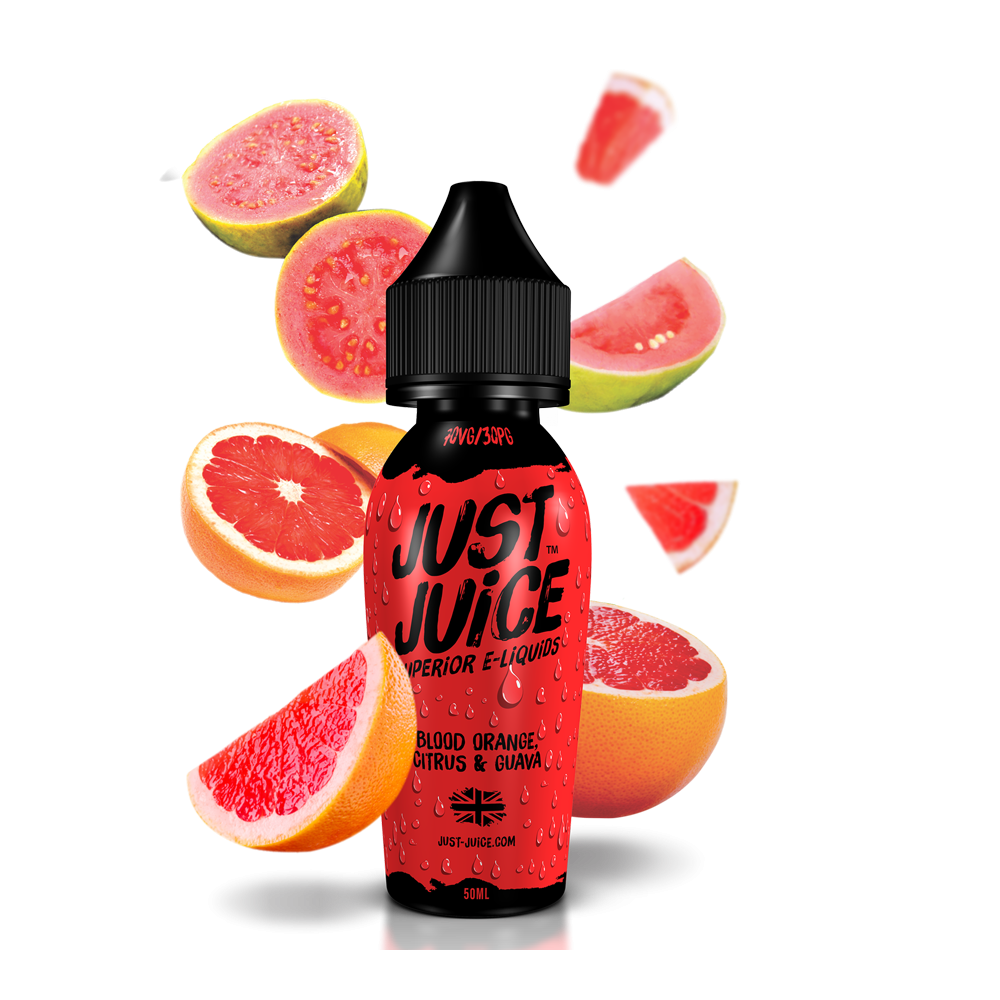 Just Juice 60ml | Blood Orange, Citrus & Guava | Wholesale