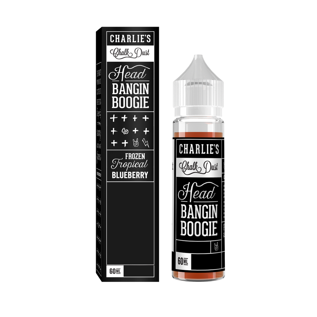 Charlies Chalk Dust 60ml | Frozen Tropical Blueberry | Head Banging Boogie | Wholesale