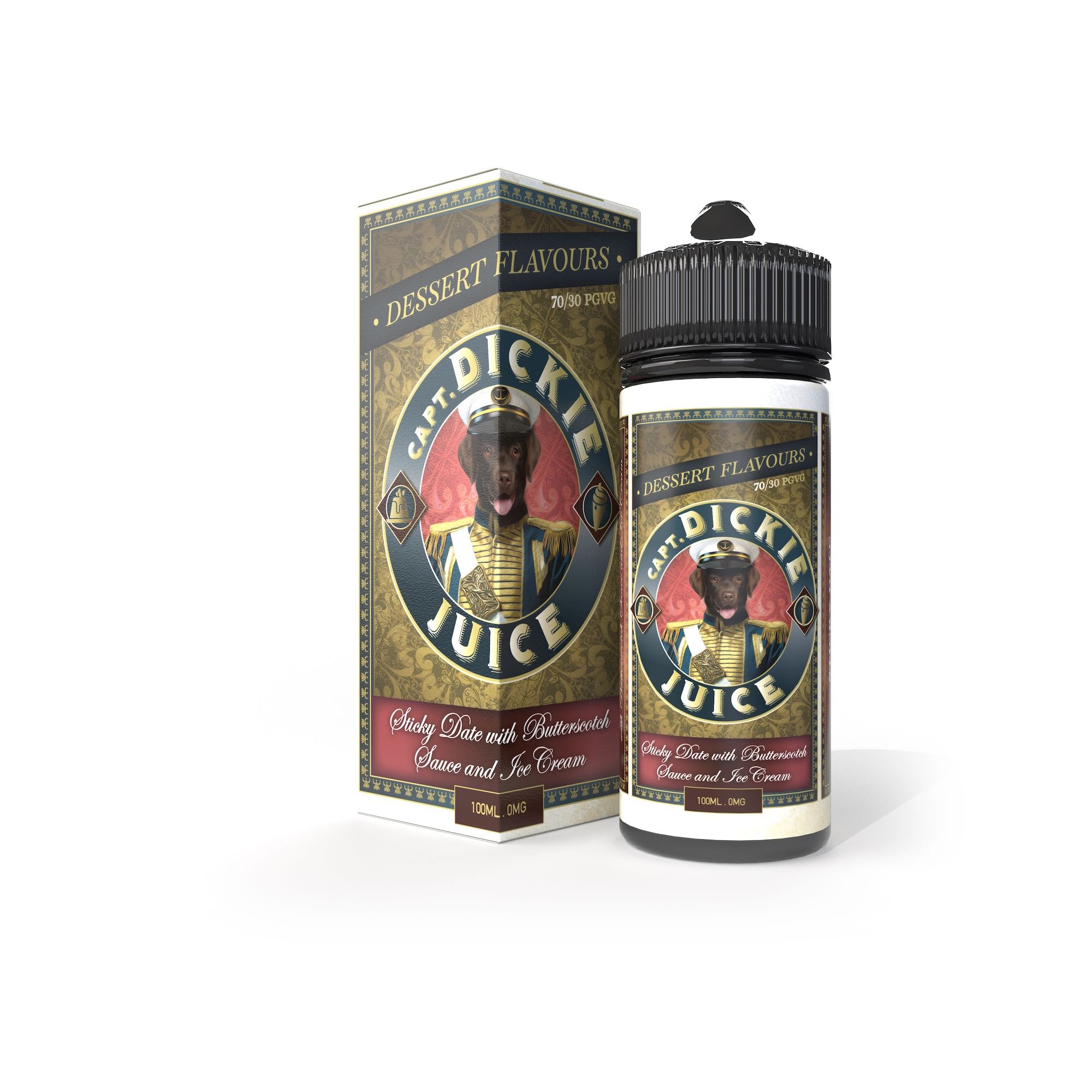 Captain Dickies | Dessert | Sticky Date with Butterscotch Sauce and Ice Cream | 100ml | Wholesale