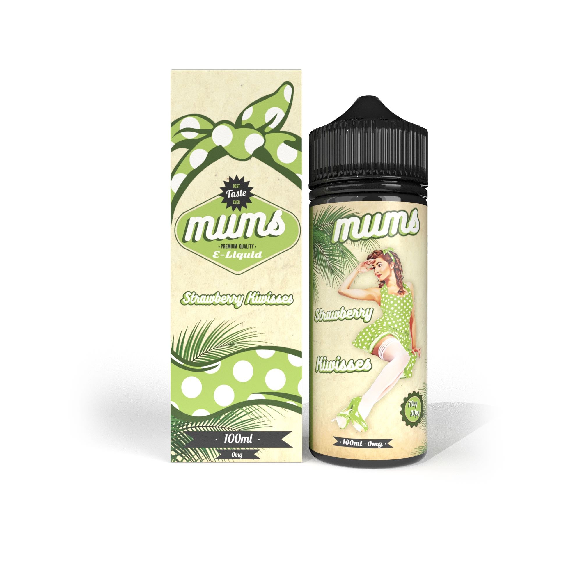 Mums Premium E-liquid | Strawberry Kiwisses | 100ml | Wholesale