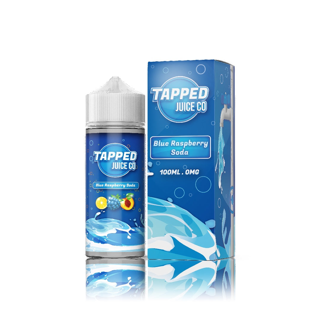 Tapped Juice Co. | Blue Raspberry Soda | Wholesale