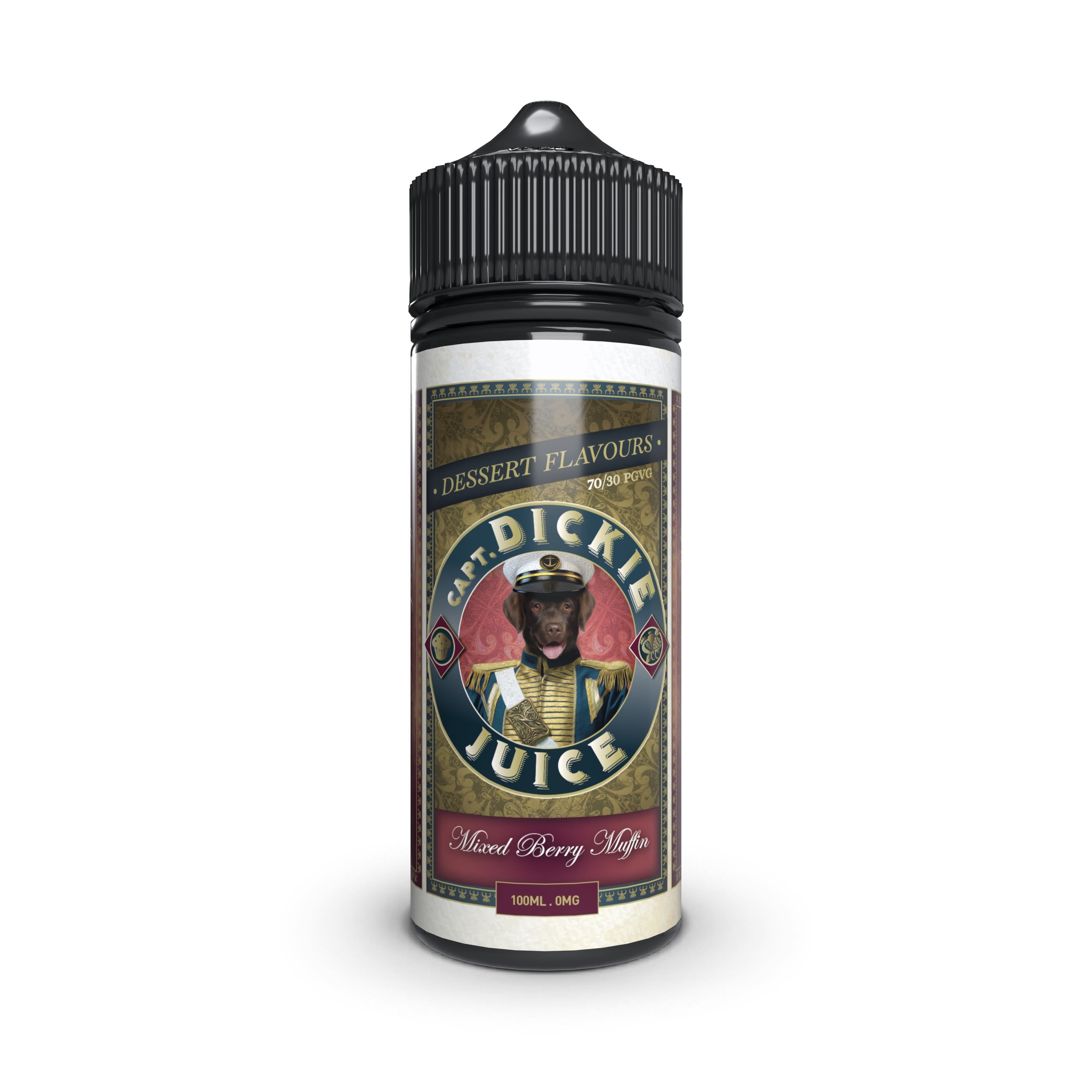 Captain Dickies | Dessert | Mixed Berry Muffin | 100ml | Wholesale