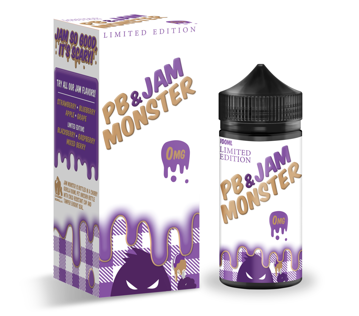 Jam Monster | Peanut Butter & Jam Grape |  Wholesale